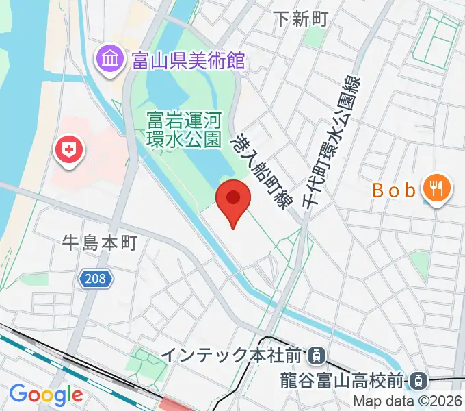 YKK AP ARENAの地図