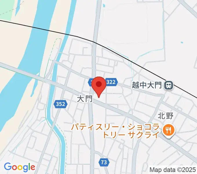 射水市大門総合会館の地図