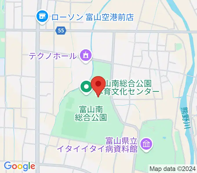 富山能楽堂の地図