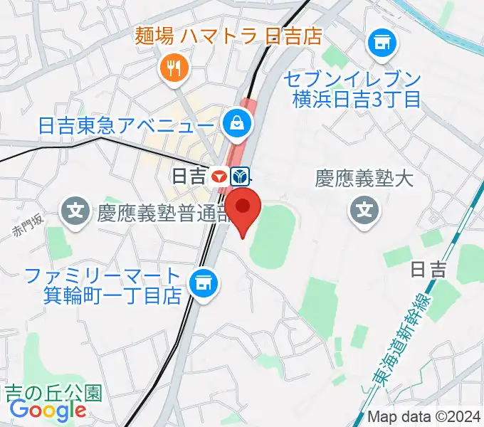 藤原洋記念ホールの地図