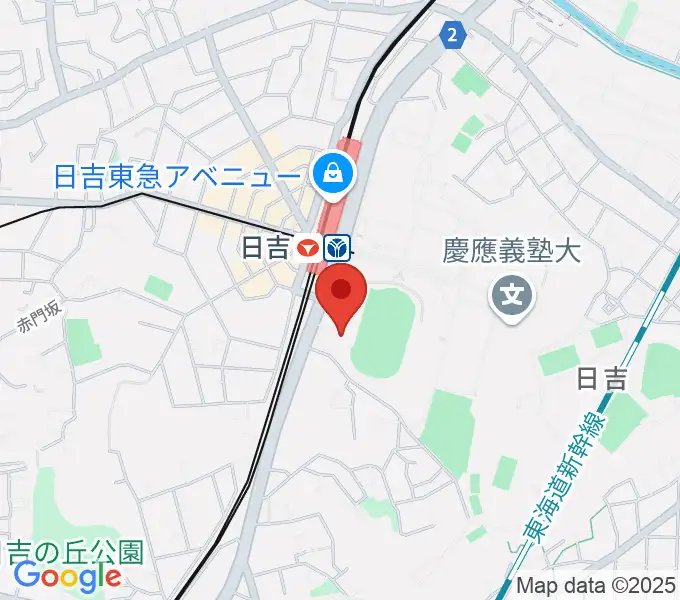 藤原洋記念ホールの地図