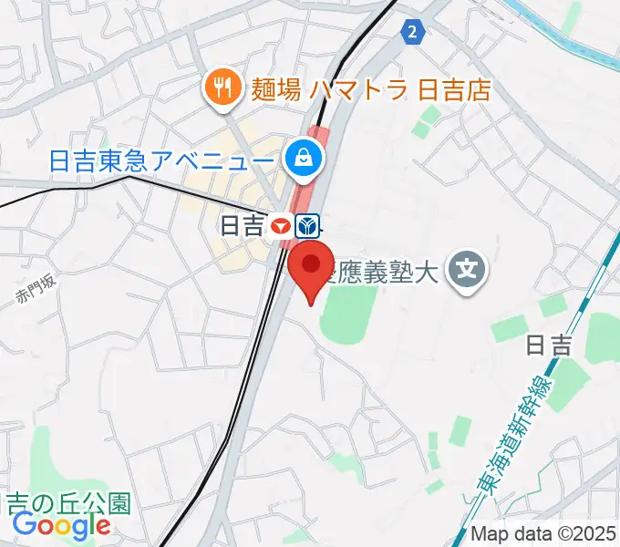 藤原洋記念ホールの地図