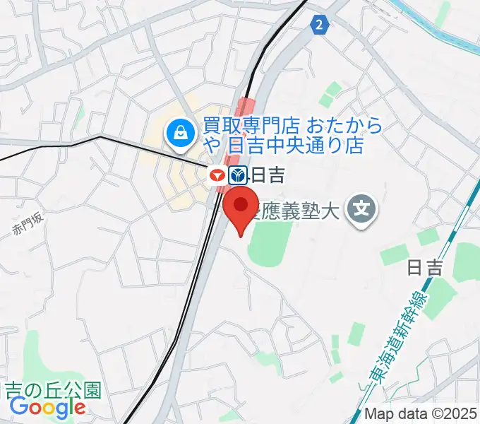 藤原洋記念ホールの地図