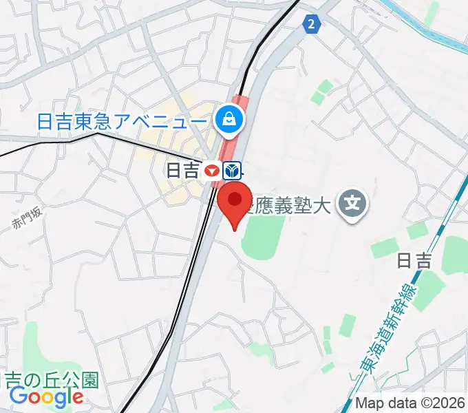 藤原洋記念ホールの地図