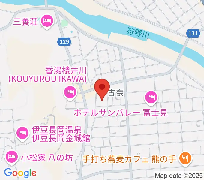 長岡総合会館アクシスかつらぎの地図