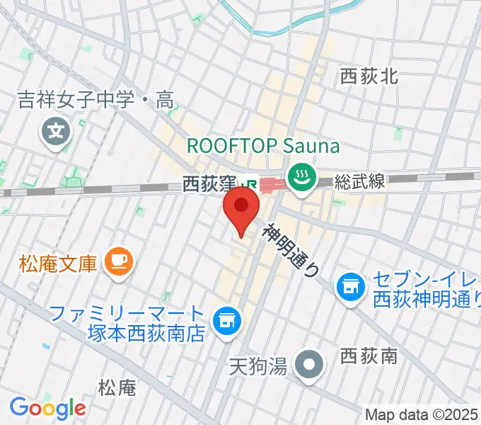 SAWYER CAFEの地図