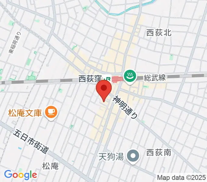 SAWYER CAFEの地図