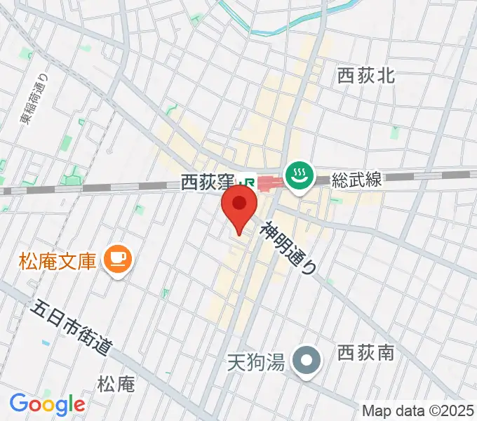 SAWYER CAFEの地図