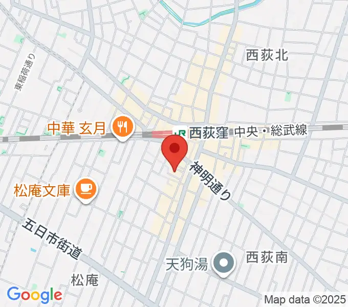 SAWYER CAFEの地図