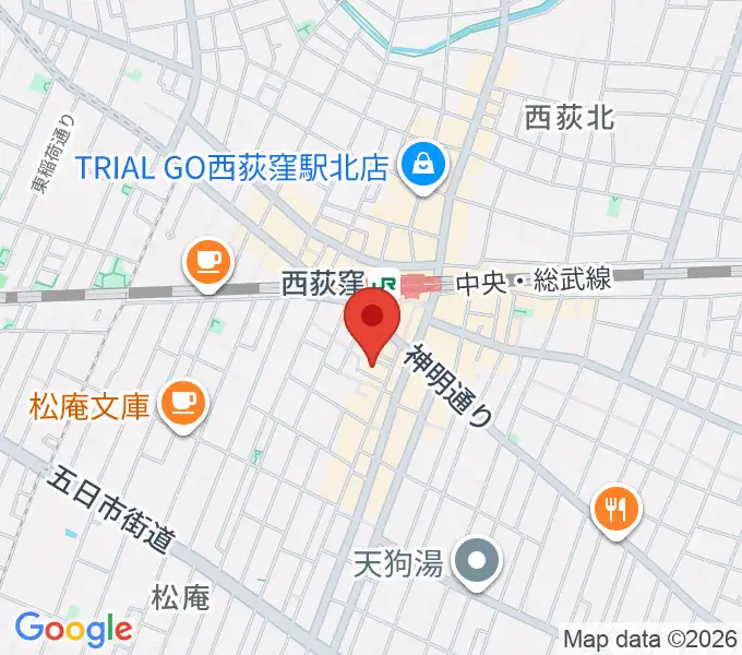 SAWYER CAFEの地図