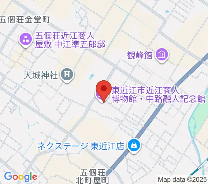 てんびんの里文化学習センターの地図