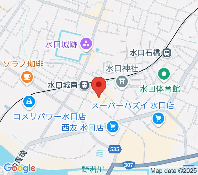 あいこうか市民ホールの地図