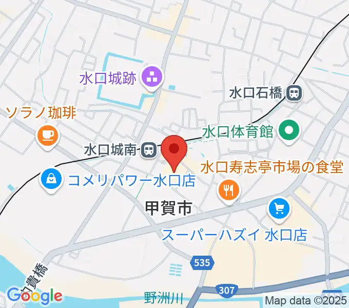 あいこうか市民ホールの地図