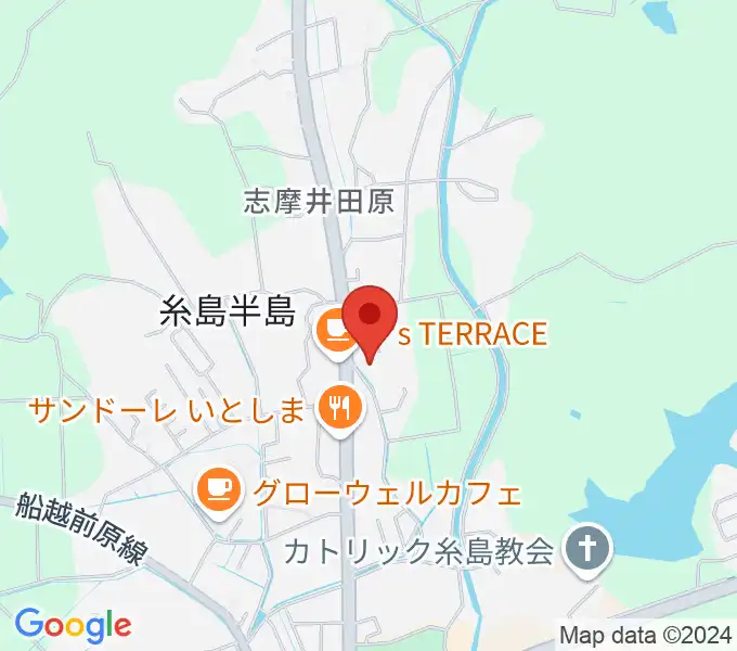 糸島けやきの杜の地図