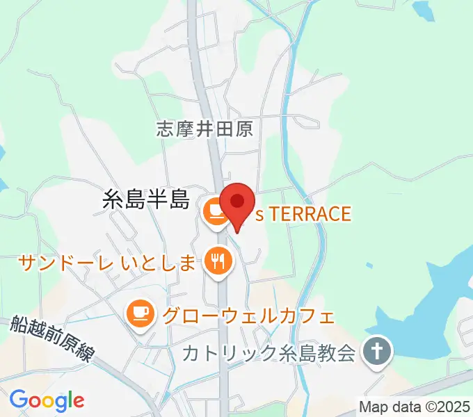 糸島けやきの杜の地図