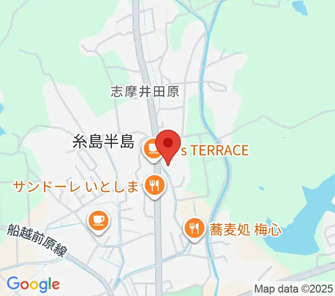 糸島けやきの杜の地図