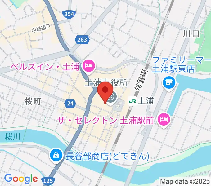 茨城県県南生涯学習センターの地図