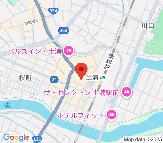 茨城県県南生涯学習センターの地図