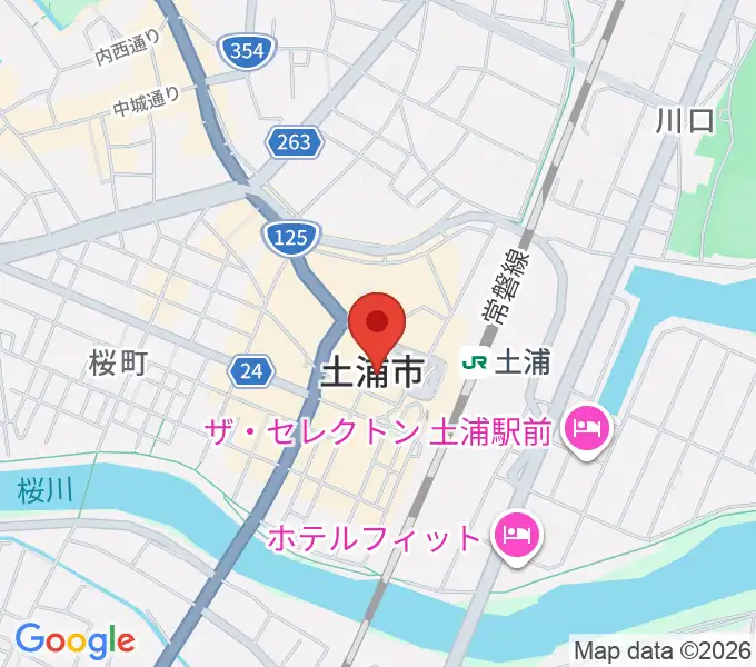 茨城県県南生涯学習センターの地図