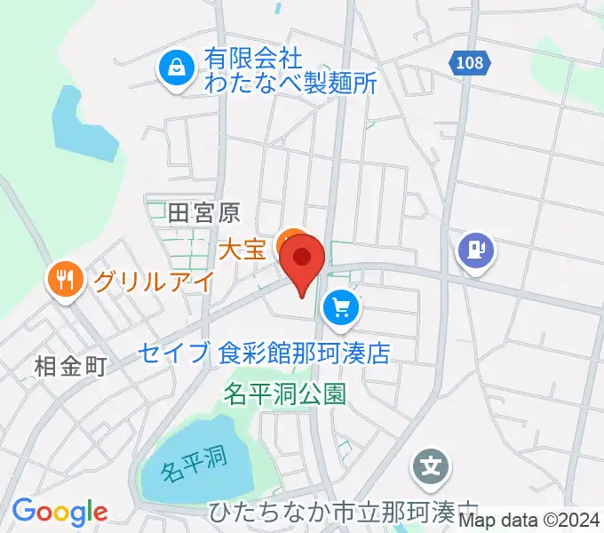 ひたちなか市那珂湊総合福祉センター・ふれあい交流館の地図