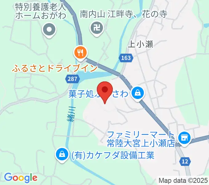 常陸大宮市緒川地域センターの地図