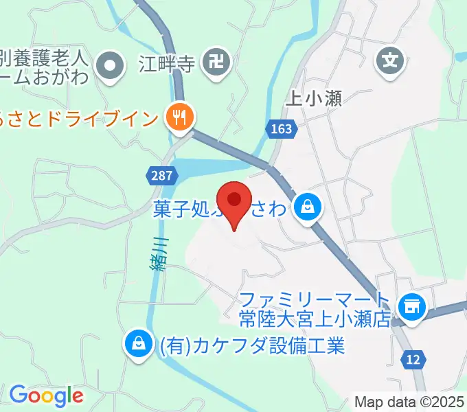 常陸大宮市緒川地域センターの地図