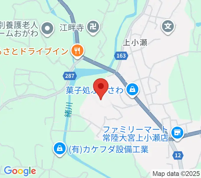 常陸大宮市緒川地域センターの地図