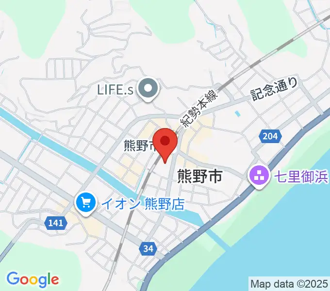 熊野市文化交流センターの地図