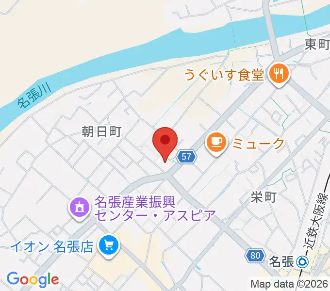 エナジーウィズホールの地図