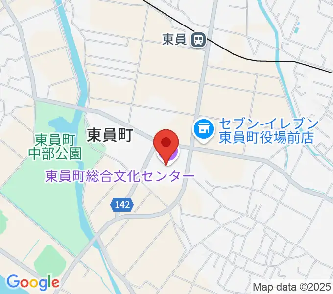 東員町総合文化センターの地図