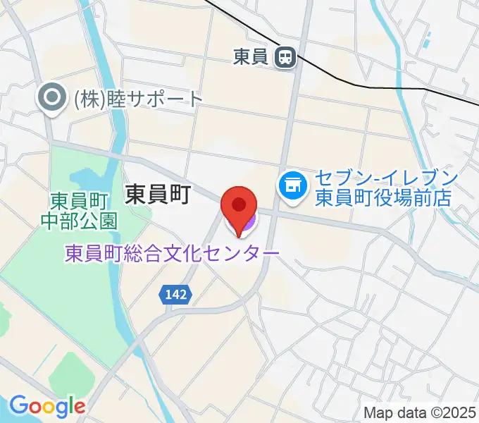 東員町総合文化センターの地図