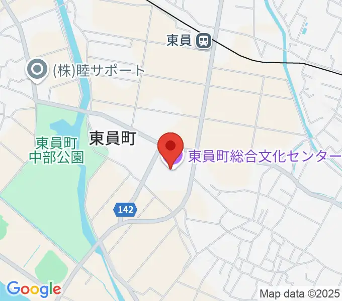 東員町総合文化センターの地図