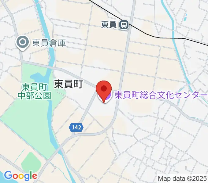 東員町総合文化センターの地図