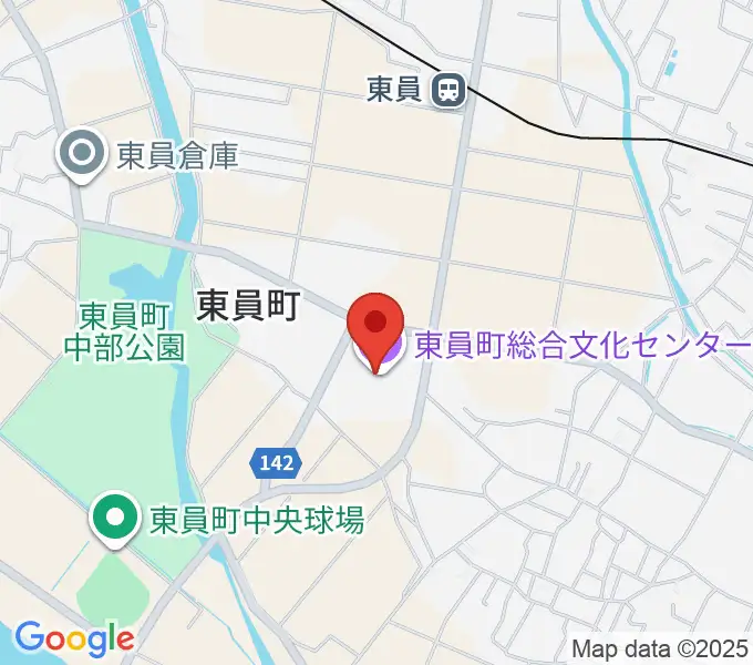東員町総合文化センターの地図