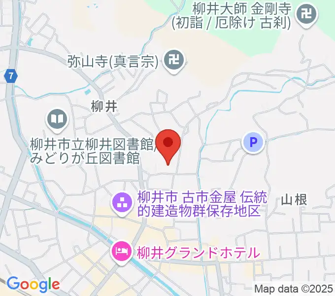 サンビームやないの地図