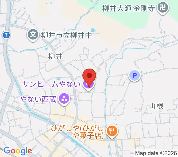 サンビームやないの地図
