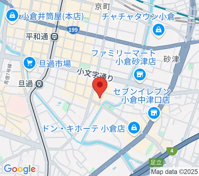 小倉WHIPPING POSTの地図