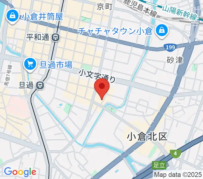 小倉WHIPPING POSTの地図