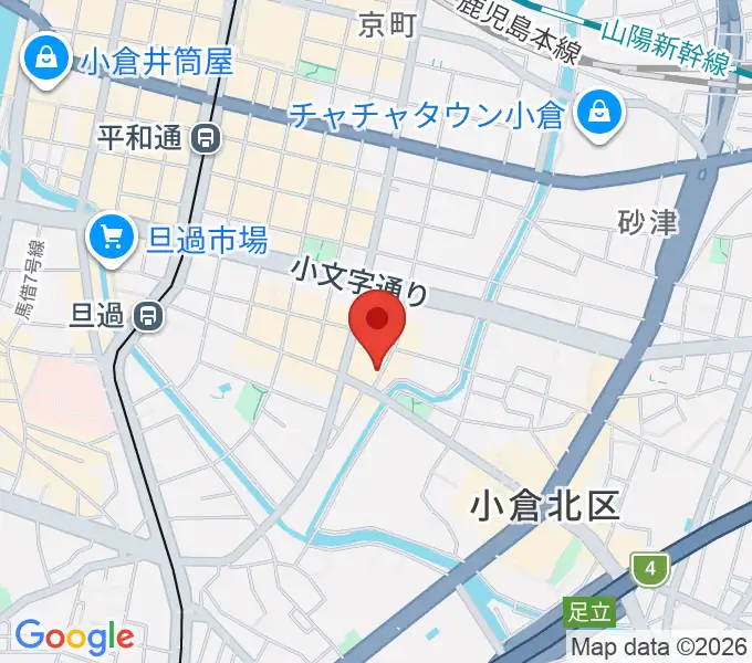 小倉WHIPPING POSTの地図