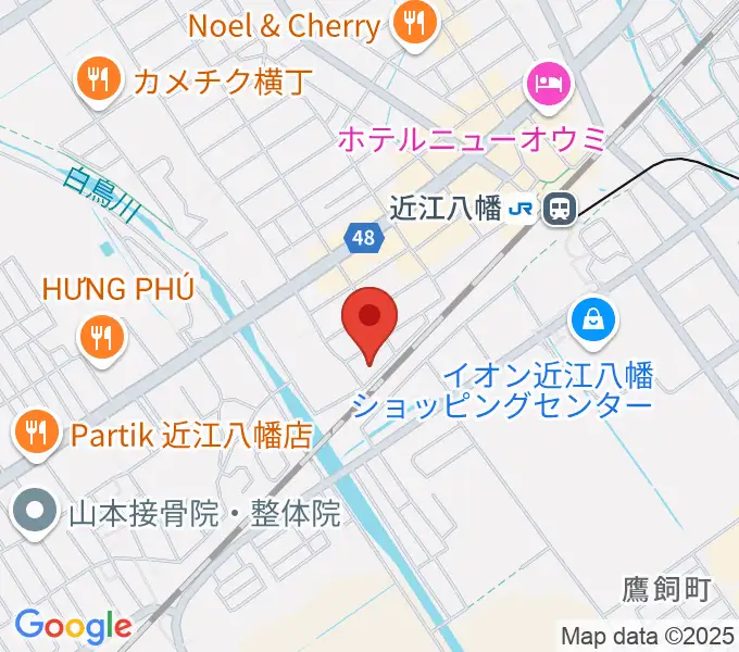Eleven Guitars イレブンギターズの地図
