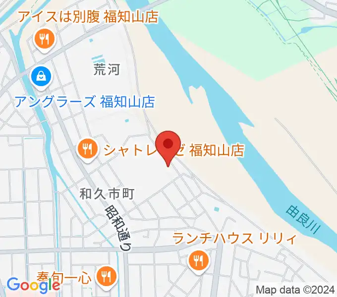 ひろ音楽教室の地図