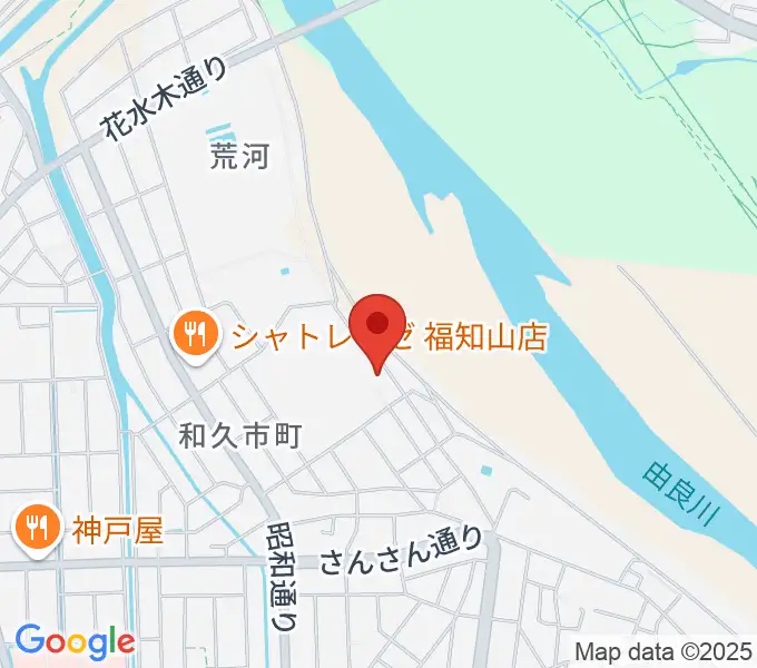 ひろ音楽教室の地図