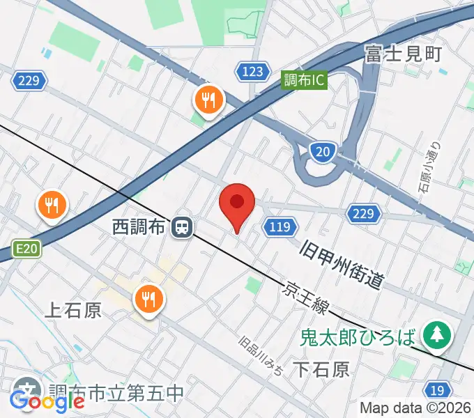 スタジオ ファンハウスの地図