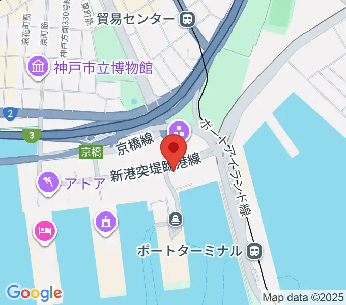 神戸ポートオアシスの地図