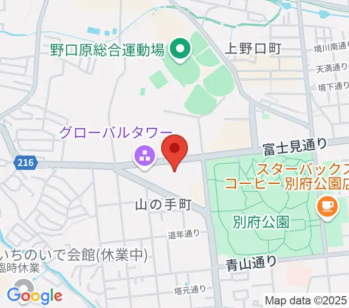 別府ビーコンプラザ・コンベンションセンターの地図