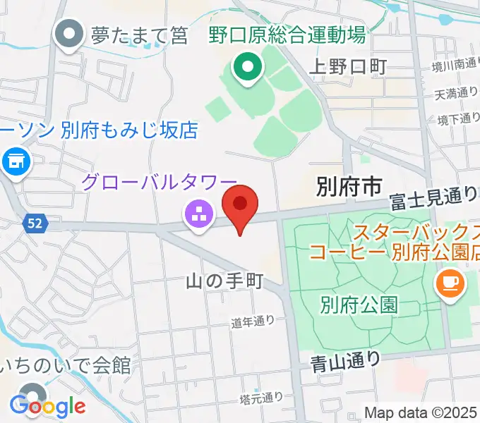 別府ビーコンプラザ・コンベンションセンターの地図