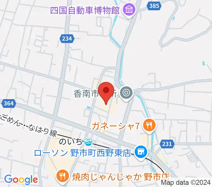 のいちふれあいセンターの地図