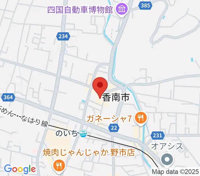 のいちふれあいセンターの地図