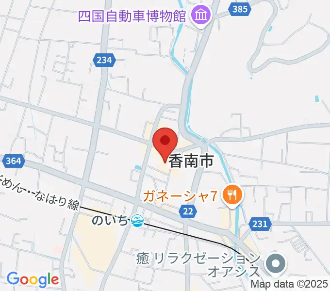 のいちふれあいセンターの地図