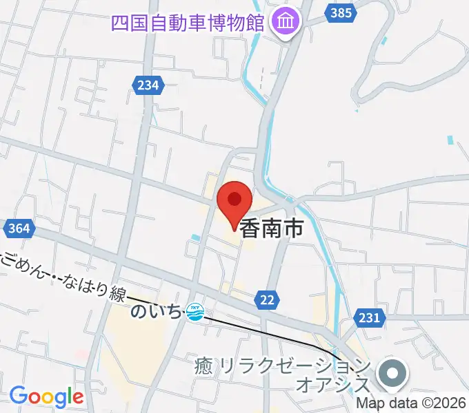 のいちふれあいセンターの地図